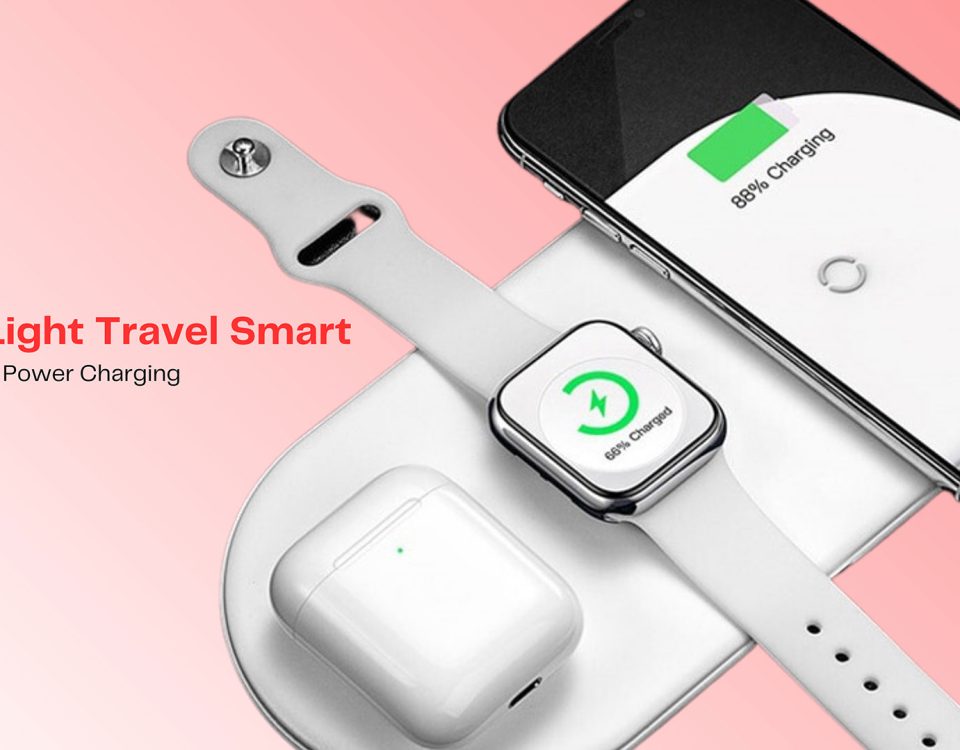 a smart watch and cellphone charging